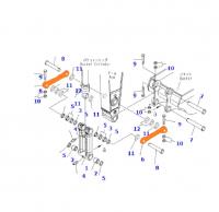 Боковые тяги Hyundai R210/220LC-9 61Q6-40100+61Q6-40110